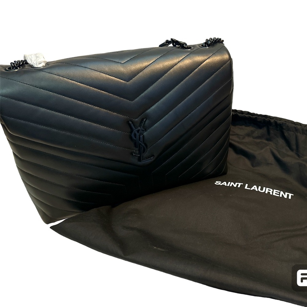 YSL LOULOU LARGE IN QUILTED LEATHER